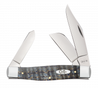Case XX Copperlock Blue Curly Oak Wood 47494 Stainless Pocket