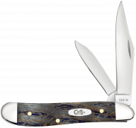 Case XX Large Stockman Blue Curly Oak Wood 47493 Stainless Pocket
