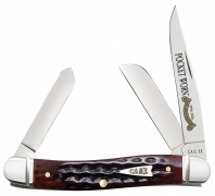 Case xx Knives Med Stockman Pocket Worn 30th Mahogany Bone 55232 Stainless Knife