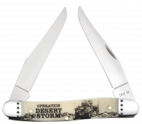 Case xx Knives Muskrat Desert Storm Natural Bone 58493 Stainless Pocket Knife