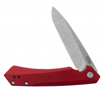 Case xx Knives Kinzua Frame Lock 64661 Red Aluminum S35VN Spear Pocket Knife
