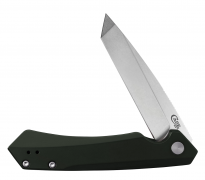 Case xx Knives Kinzua Frame Lock 64671 Green Aluminum S35VN Tanto Pocket Knife