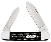 Case xx Knives Canoe Jigged Buffalo Horn 65029 Stainless Pocket Knife