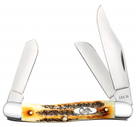 Case xx Knives Stockman 6.5 BoneStag 65336 Stainless Pocket Knife