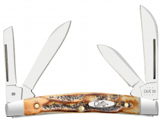Case xx Knives Small Congress 6.5 BoneStag 65337 Stainless Pocket Knife