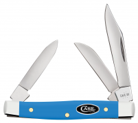 Case xx Knives Small Stockman Light Blue Synthetic 68904 Stainless Pocket Knife