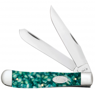 Case xx Knives Trapper Green Sparxx Kirinite 71380 Stainless Steel Pocket Knife