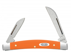 Case xx Knives Small Congress Orange Synthetic 80516 Stainless Pocket Knife