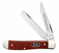 Case xx Knives Mini Trapper 1st Run Red Micarta 82271 Carbon Steel 1/250 Knife