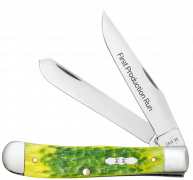 Case xx Knives Trapper 1st Run Jigged Green Apple 87860 Stainless 1/250 Knife