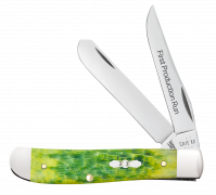 Case xx Knives Mini Trapper 1st Run Jig Green Apple 87861 Stainless 1/250 Knife