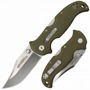 Cold Steel Knives Bush Ranger Lite Lockback 21A 8Cr13MoV Stainless OD Green GFN