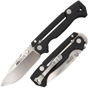 Cold Steel Knives AD-15 Lite Lever Lock 58SQL AUS10A Stainless Black Griv-Ex