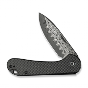 Civivi Knives Elementum Slip-joint C18062AJ-DS1 Carbon Fiber Damascus Knife