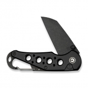 Civivi Knives Pragma Button Lock C23062B-1 Black Aluminum Nitro-V Steel Knife