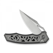 Civivi Knives Anaaki Button Lock C24039-2 Gray Aluminum Nitro-V Steel Knife