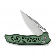 Civivi Knives Anaaki Button Lock C24039-3 Green Aluminum Nitro-V Steel Knife