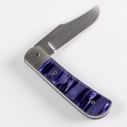 Jack Wolf Knives Benny's Clip Cosmic Purple Kirinite S90V Stainless Knife