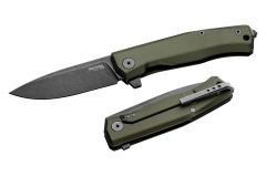 LionSteel Knives Myto Frame Lock MT01A GB Black M390 Stainless Green Aluminum