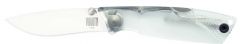 Ontario Knives Wraith Lockback 8798CL AUS-8 Stainless/Clear Handle