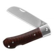 QSP Knives Worker Lockback 128-C Knife Bohler N690 Stainless Steel & Snakewood