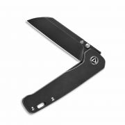 QSP Knives Penguin Liner Lock 130-O Knife Black 154CM Stainless & Black Titanium