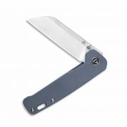 QSP Knives Penguin Liner Lock 130-R Knife 154CM Stainless & Blue Titanium