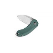 QSP Knives Hamster Frame Lock 138-C Knife S35VN Stainless Steel & Green Titanium