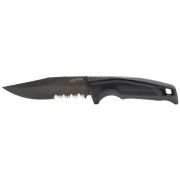 SOG Knives Recondo FX Fixed Blade Knife 17-22-02-57 440C Serrated Black Rubber
