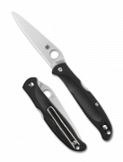 Spyderco Knives Charisma C259PBK Black FRN CTS BD1N Stainless Steel Pocket Knife