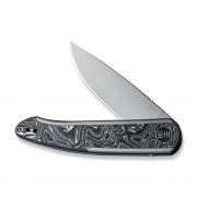 WE Knife Smooth Sentinel 20043-5 Foil Carbon Fiber Titanium 20CV Steel Knives