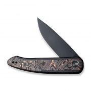 WE Knife Smooth Sentinel 20043-6 Copper Carbon Fiber Titanium 20CV Steel Knives