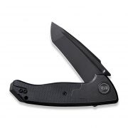 WE Knife Press Check Tanto 20078A-1 Knife Black 20CV Steel/Black G10/Titanium