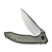 WE Knife Quixotic Frame Lock 21016-4 Knife CPM 20CV Steel Green Titanium