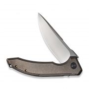 WE Knife Quixotic Frame Lock 21016-5 Knife CPM 20CV Steel Brown Titanium