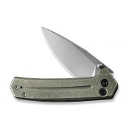 WE Knife Culex Button Lock 21026B-5 Green Titanium 20CV Stainless Pocket Knives