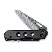 WE Knife Vision R 21031-DS1 Superlock Damasteel Black Titanium Pocket Knives