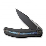 WE Knives Zonda 22016-1 Carbon Fiber Flamed Titanium Black 20CV Pocket Knife