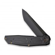 WE Knives Shadowfire Frame Lock 22035-1 Black Titanium CPM 20CV Pocket Knife