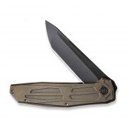 WE Knives Shadowfire Frame Lock 22035-3 Bronze Titanium CPM 20CV Pocket Knife