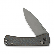 WE Knife Nightblade 22046-3 Tiger Stripe Flamed Titanium CPM 20CV Steel Knife