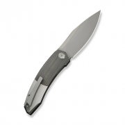WE Knife Sine Wave Liner Lock 23069B-2 Gray Satin Titanium M390 Stainless Knife