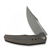 WE Knife Kyklos Frame Lock 23086-2 Bronze Titanium M390 Stainless Steel Knife