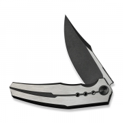WE Knife Kyklos Frame Lock 23086-3 Black & Satin Titanium M390 Stainless Knife