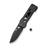 WE Knife Tyro Superlock 24001-1 Black Golden Titanium CPM 20CV Stainless Knife