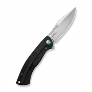 WE Knife Essential Knight Frame Lock 24003-1 Black Titanium M390 Steel Knives
