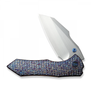 WE Knife High-Fin XL 24010-5 Flamed Titanium CPM 20CV Stainless Knife