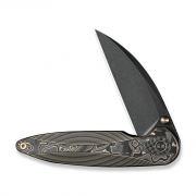 WE Knife Zenthra 24021C-3 Titianium Copper Carbon Fiber M390 Steel Knife