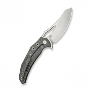 WE Knife Epaulette Frame Lock 24024-2 Flamed Titanium M390 Stainless Knife