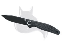 Black Fox Knives Artia 765 Liner Lock Black G-10 Black D2 Steel Pocket Knife